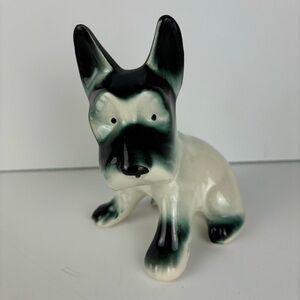 Vintage Ceramic Scotty Terrier Dog Figurine